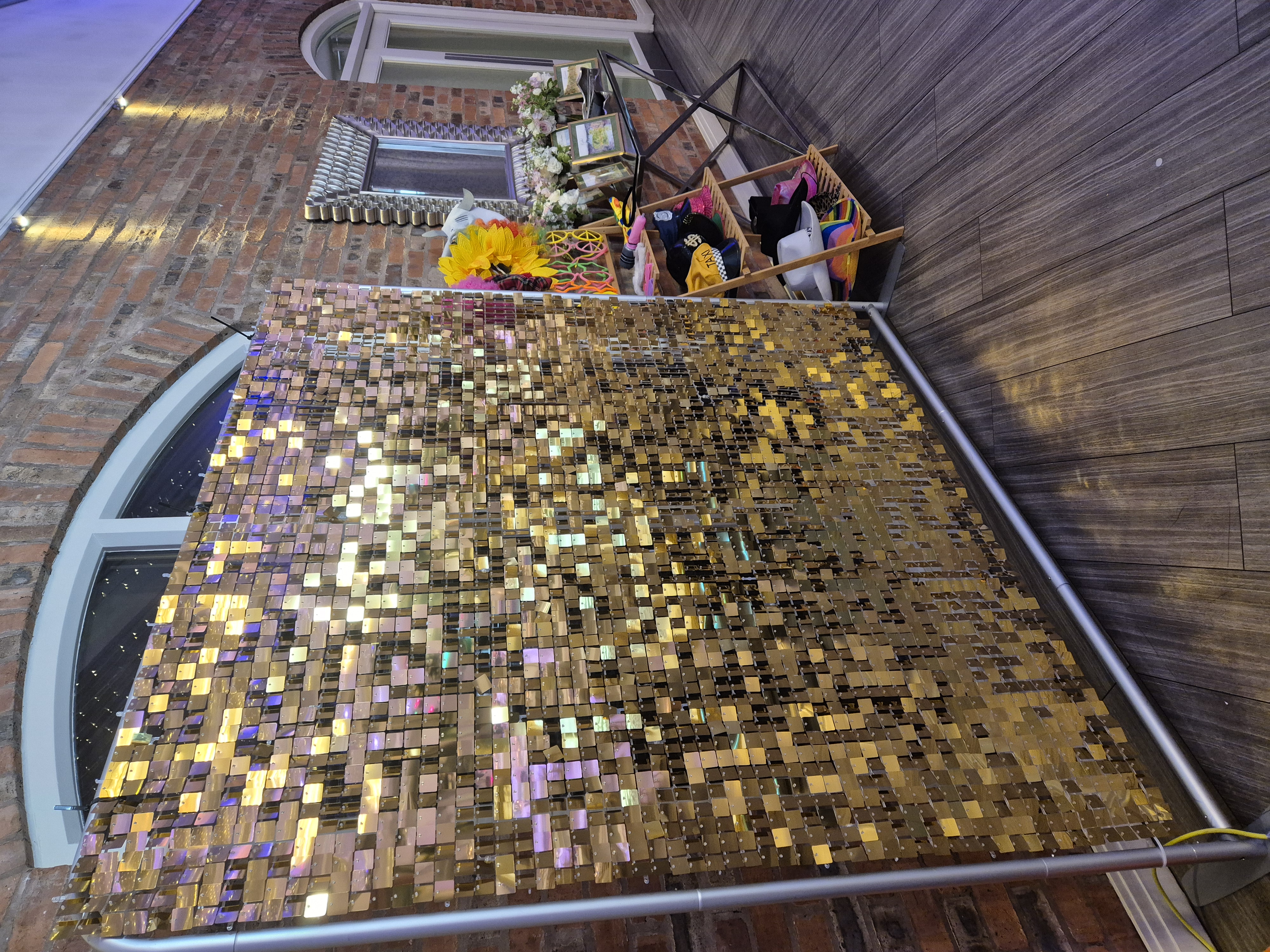 Shimmering GOLD Sequin Backdrop